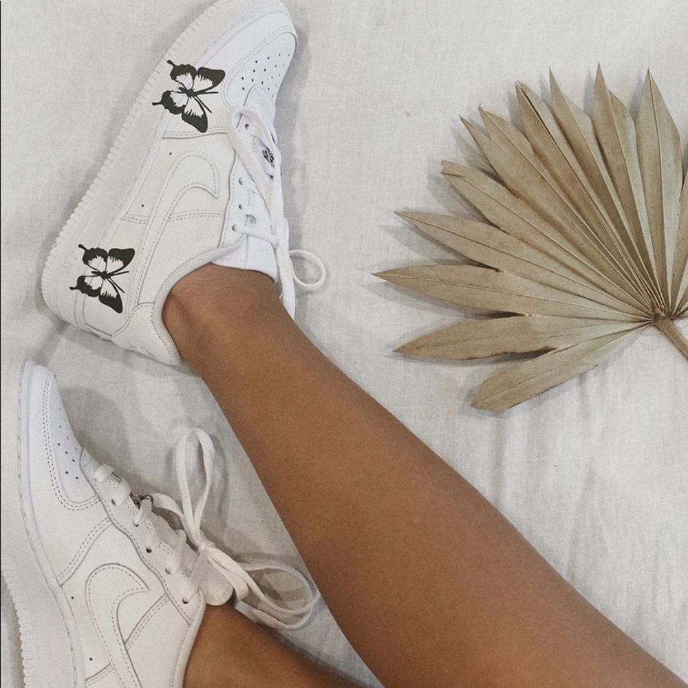 Nike air force 1 low custom butterfly reflective - Picture 2 of 2